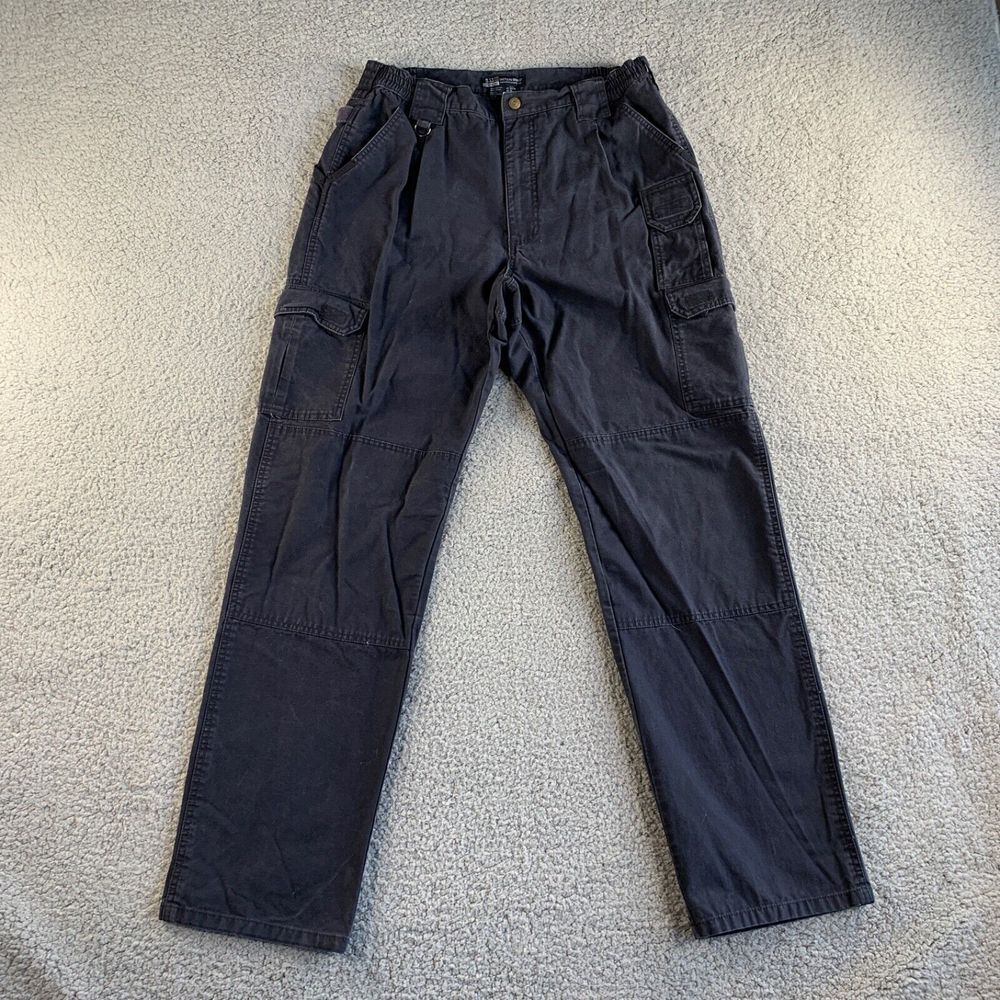 5.11 Tactical‎ Series Pants Mens 36x36 Gray Cargo Canvas Uniform Work Utility